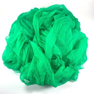 Avocado Silk for Nuno Hand Dyed Gauze Variegated Beautiful You Choose 2 Sizes, Scarf for Felting, Textile Art, Natural Silk, Supplies