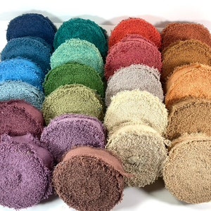 Frayed Cotton Ribbon By The Yard Recycled Reclaimed Cotton Frizz Fiber Arts Weaving Jewelry Home DecorJournaling