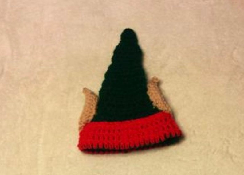 Crocheted Elf Beanie with ears