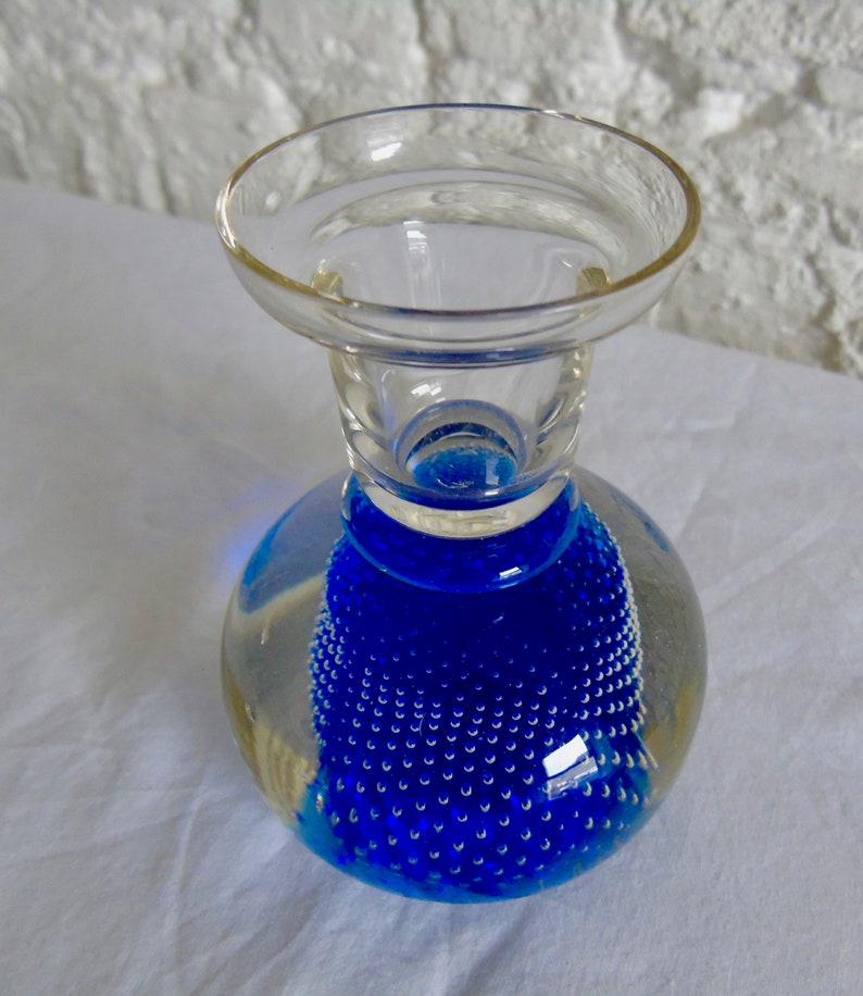 Vintage Crystal Controlled Bubble Candle Holders Circa 1960 Etsy