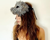 Night owl feather masquerade mask, halloween masquerade ball, masquerade ball mask, venetian mask, masquerade party, halloween mask