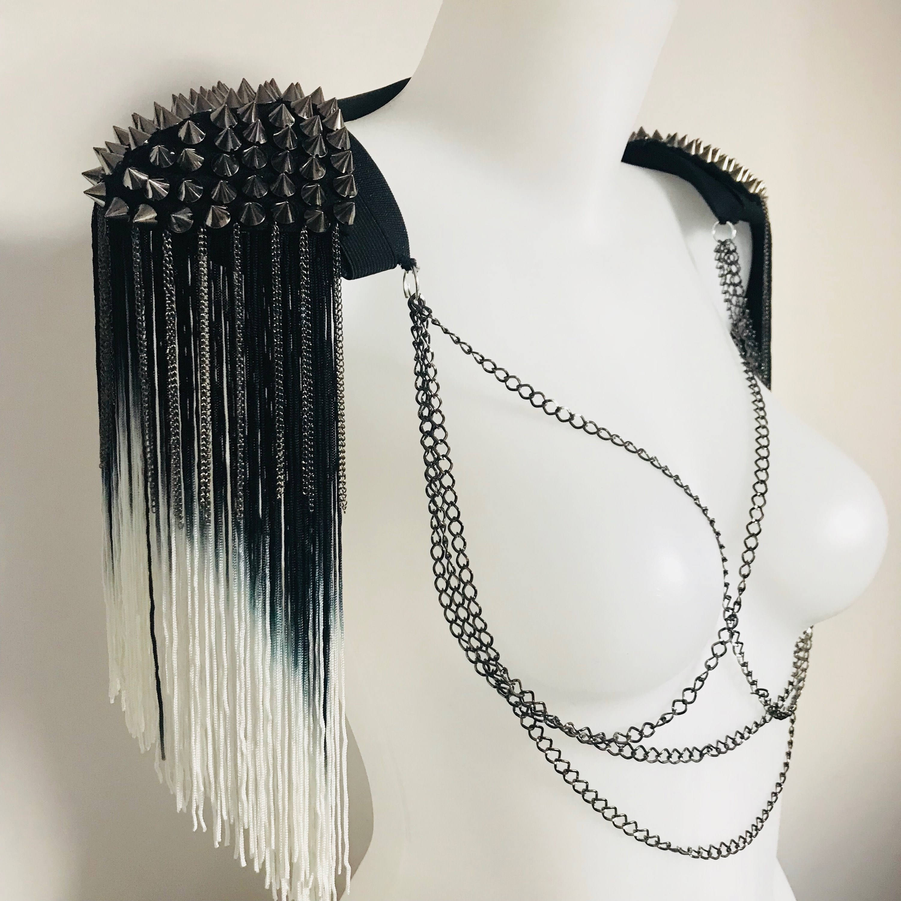 Studded Tassel Festival Tassel Epaulettes Studded Tassel Etsy Canada