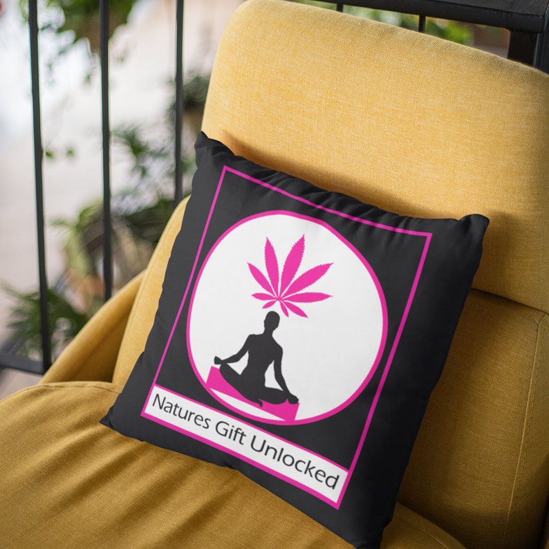 Weed Pillow to Match Marijuana Bedding Etsy