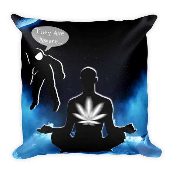 Outer Space Pillow Weed Room Decor Stoner Bedroom Idea