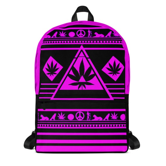 a pink bookbag