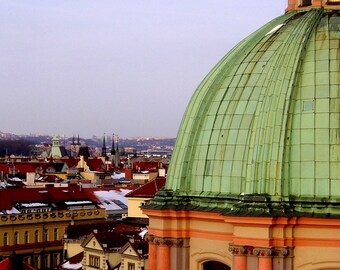 Prague Rooftop 5x7 Photograph