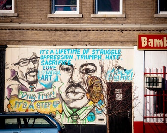 Martin Luther King, Jr. Graffiti 5x5 Photograph
