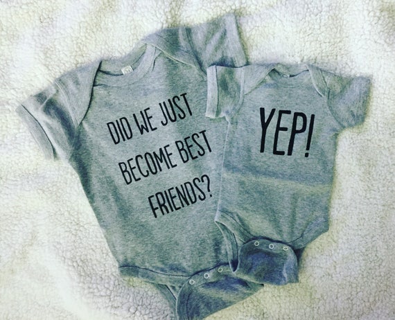 Best Friend Matching Baby Shirts | Etsy