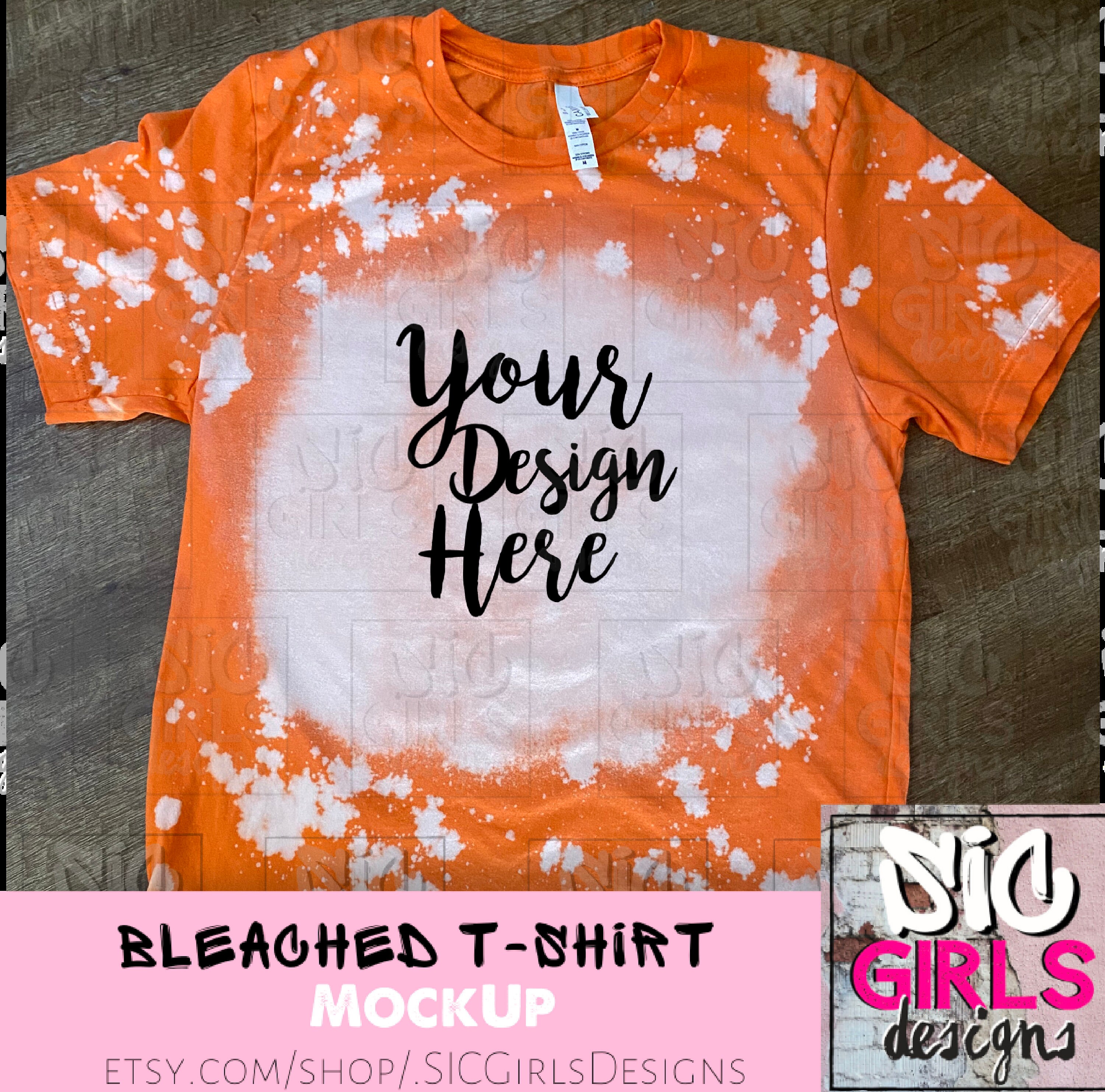 Bella canvas bleached shirts Clearance