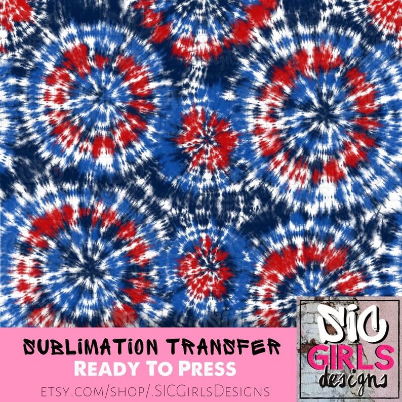 Seamless Sublimation Transfer Tie Dye Sublimation Transfer Etsy