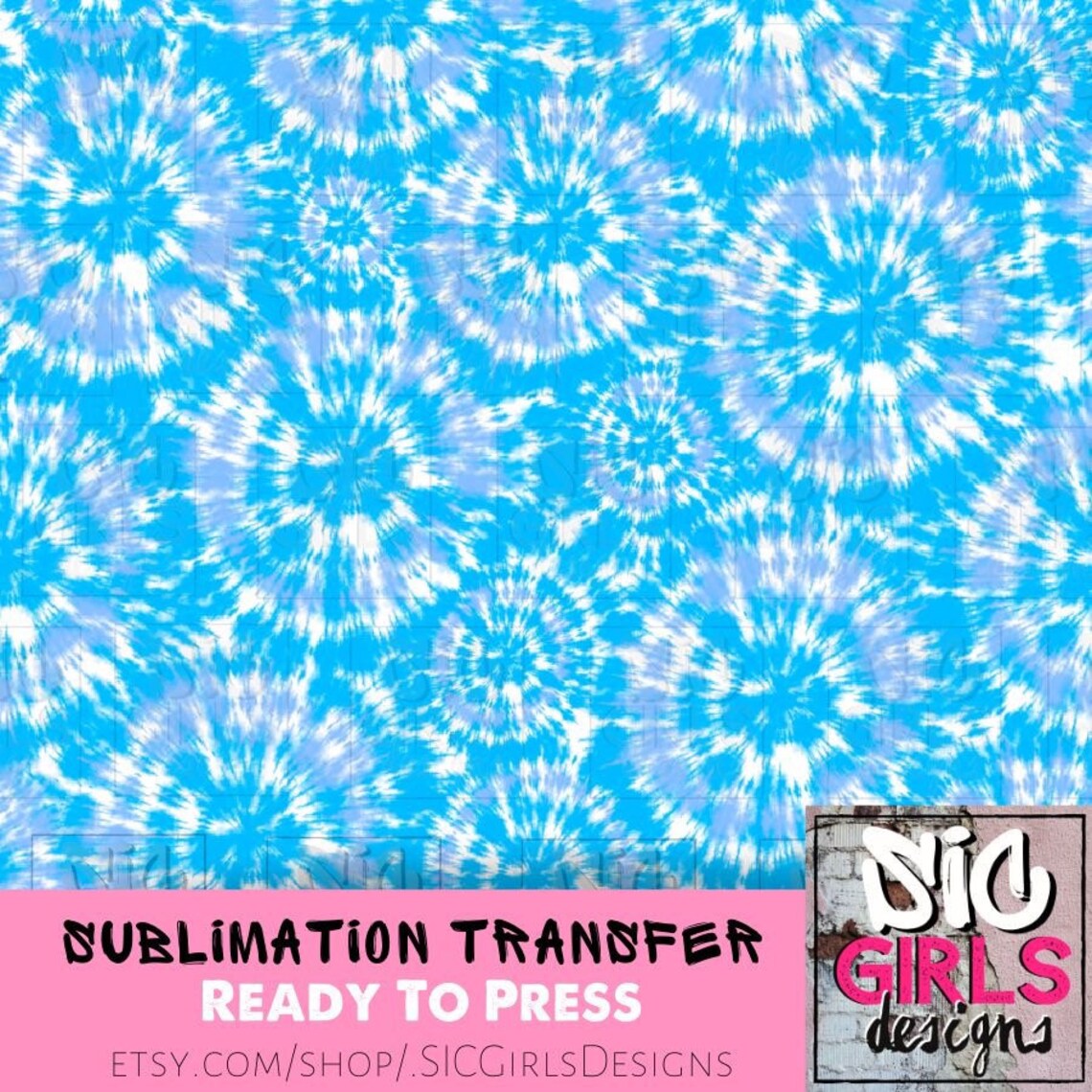 tie dye and sublimation