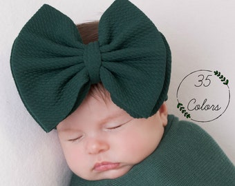 oversized newborn bows