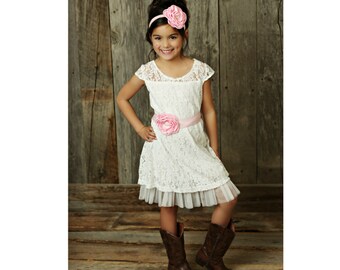 rustic pink dress