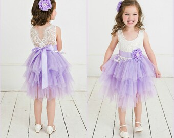 lavender little girl dresses