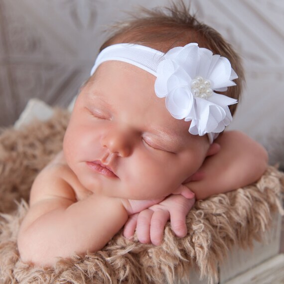 Newborn floral best sale headband