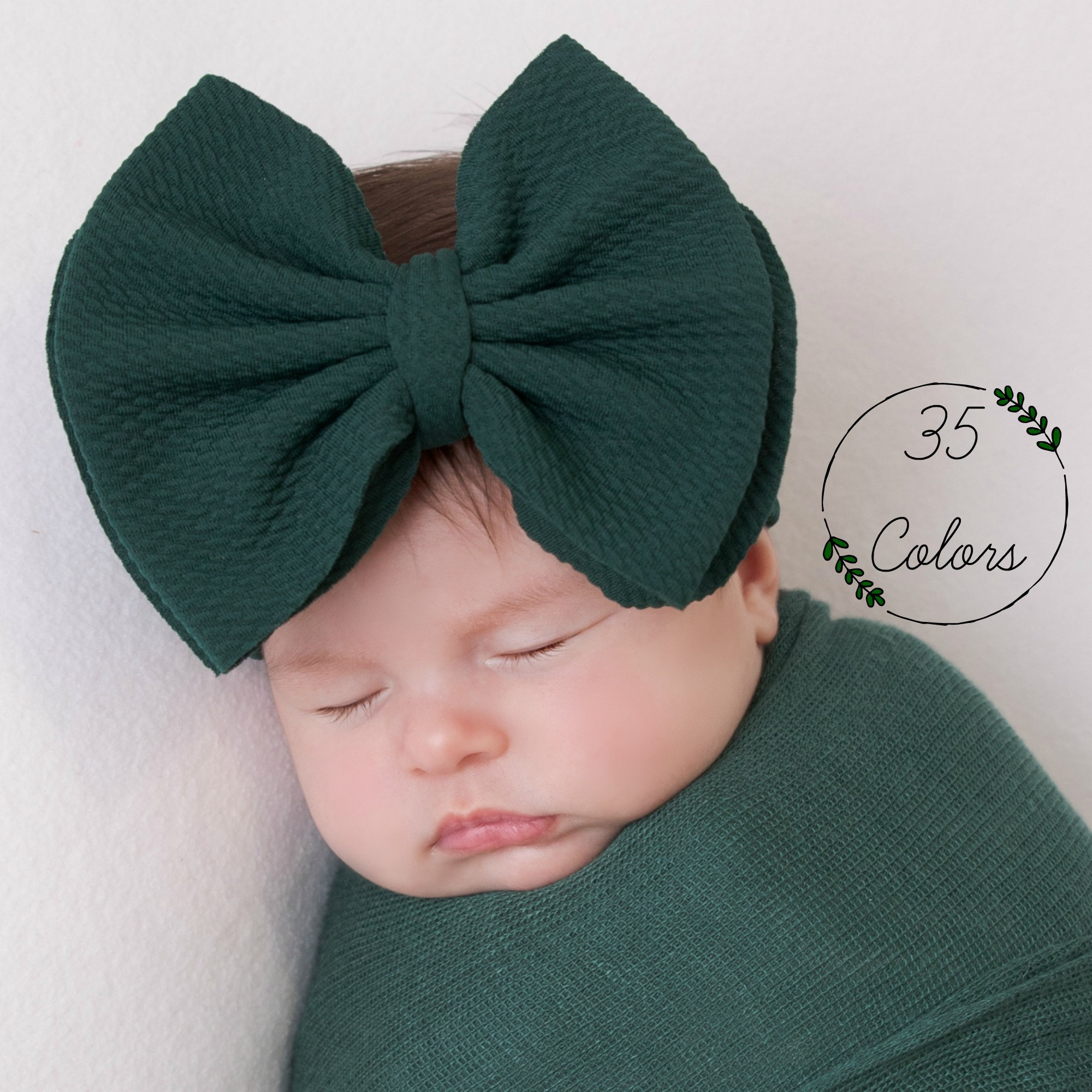 Big Bow Headbands Baby Toddler Girl Headband Big Bow Head Etsy