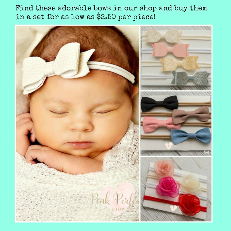 U pick COLOR Baby headbands newborn headbandBaby headband Etsy