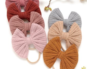 Big Bow Headband, Baby girl Headbands, Baby Hair Bows, Nylon Bow Headband, Newborn Headband, Baby Girl Headband, Toddler Hair Bows, SAMMY