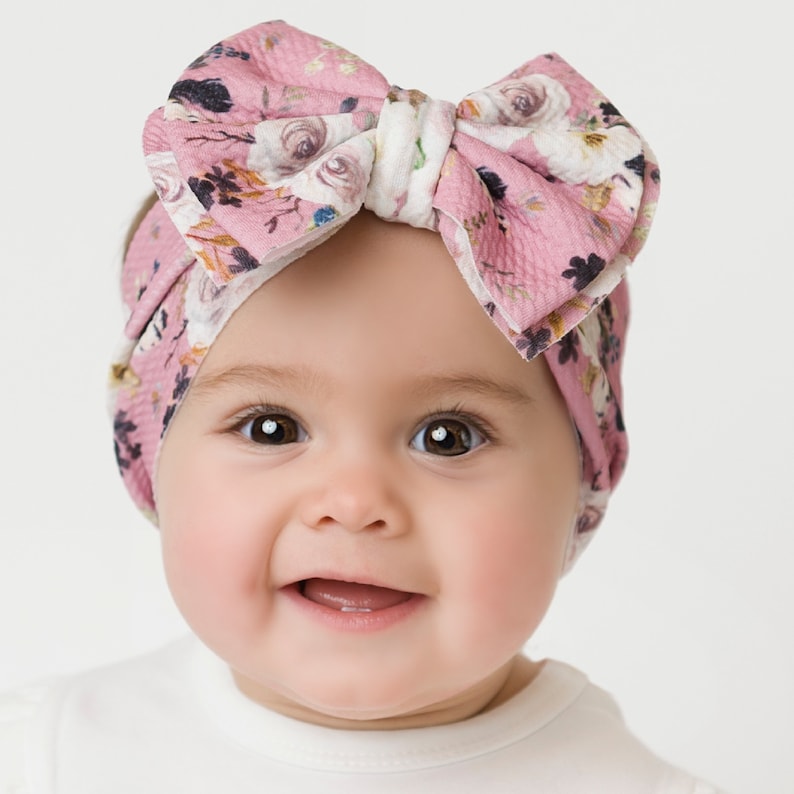Big Bow Headbands Baby Toddler Girl Headband Big Bow Head - Etsy