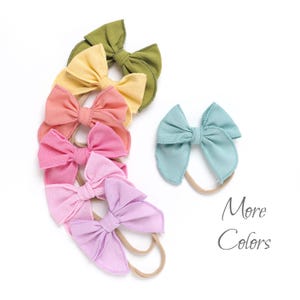Baby Girl Headbands, Baby Girl Bows, Baby Headbands, Toddler Hair Bows, Soft Newborn Bows, Infant Hair, Baby Bow Headband, Fable Baby Bows.