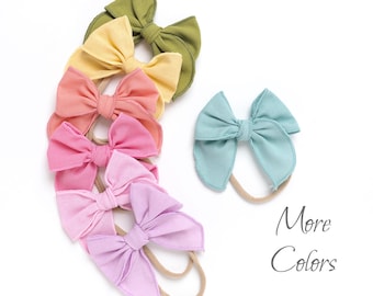 Baby Girl Headbands, Baby Girl Bows, Baby Headbands, Toddler Hair Bows, Soft Newborn Bows, Infant Hair, Baby Bow Headband, Fable Baby Bows.