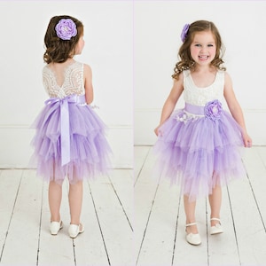 baby pink flower girl dresses