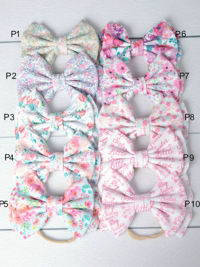 big bow nylon headband