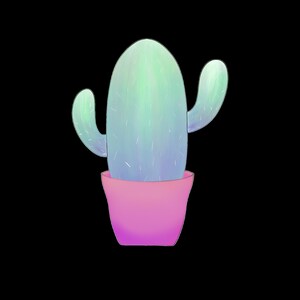 Aquarelle Cactus SVG, Clipart Cactus, Cactus SVG, téléchargement numérique