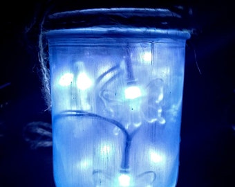 Mason Jar Lantern, Patio Lantern, Patio Lighting, Butterfly Lantern, Mason Jar Decor, Rustic Decor, Country Decor, Butterfly Decor