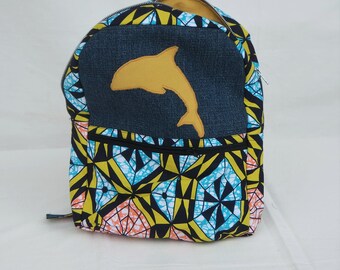 Child backpack, "little dolphin"