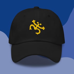 Cappello da papà Coquí dorato ricamato