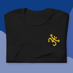 Embroidered Golden Coquí Unisex t-shirt