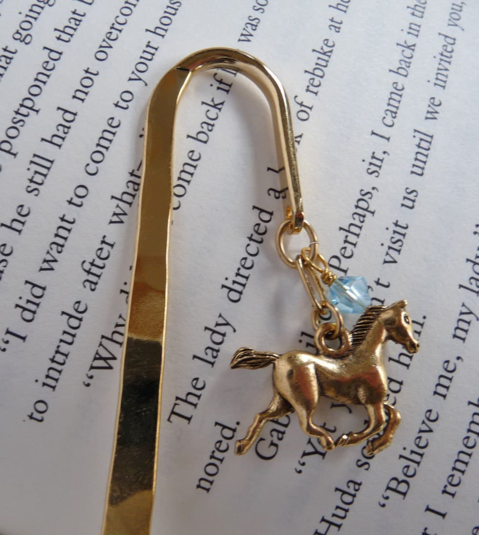 Horse Bookmark Etsy