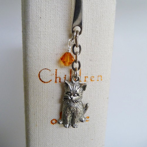 Cat Bookmark Teacher Gift Cat Lover Pet Rescue Pet Etsy