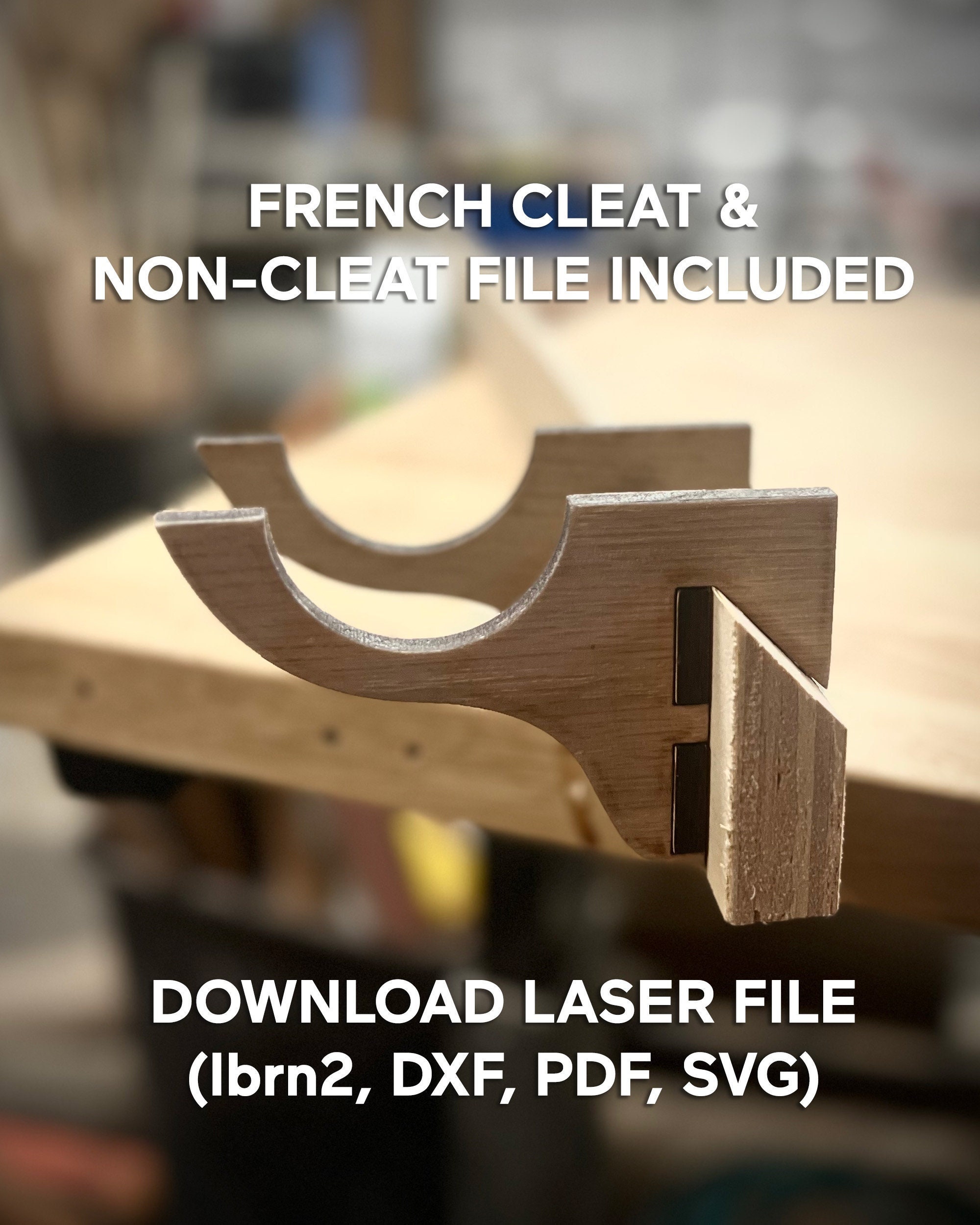 CNC Files for Wood French Cleat Sandpaper Storage Organizer Rack French  Cleat Wall CNC Router Files Sand Paper Holder Storage Rack 