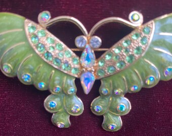 Vintage Butterfly Brooch ~ Art Nouveau Style