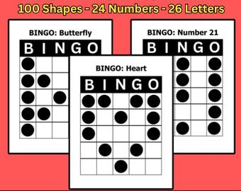 10 Game Bingo Patterns Program Flyer Bingo Patterns Printable Bingo Game Patterns For Bingo Game Night Fundraiser Flyer PDF Instant Download