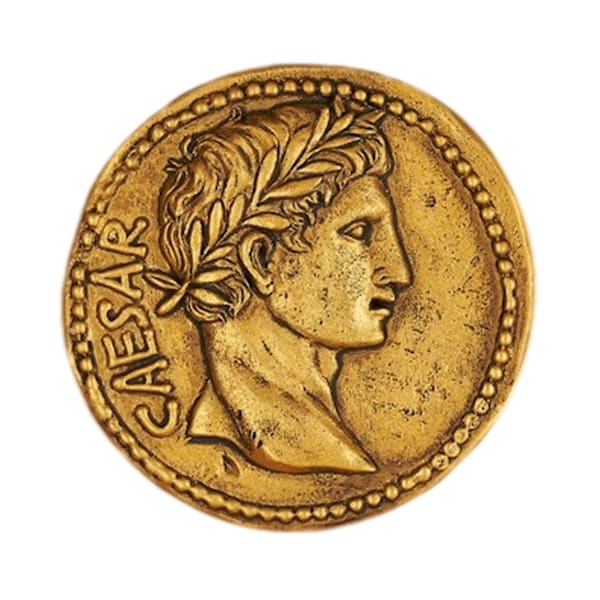 Julius Caesar Romeinse Gouden Munt Koelkast Magneet 5cm Diameter