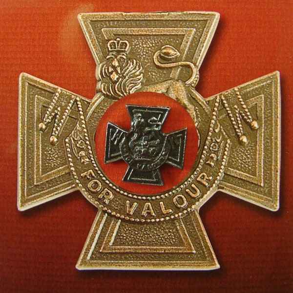 Kleines Victoria Cross (VC) Bronzefarbenes Anstecknadel-Abzeichen Männer Geschenk RAF Army Navy Spezialkräfte