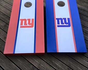 New York Giants large Cornhole game - bean bag toss- garden game