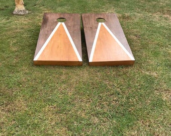 Large stain garden game - cornhole - bean bag toss