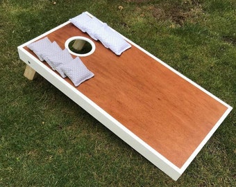 Large cornhole half set, bean bag toss, baggo