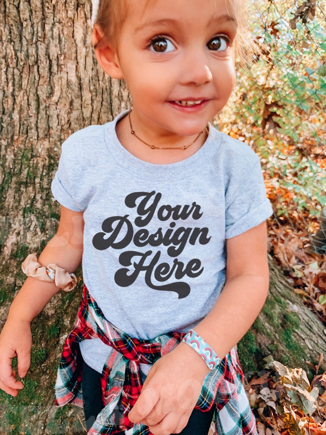Kids Gray Tshirt Mockup Boho Toddler Model Childs Shirt Etsy