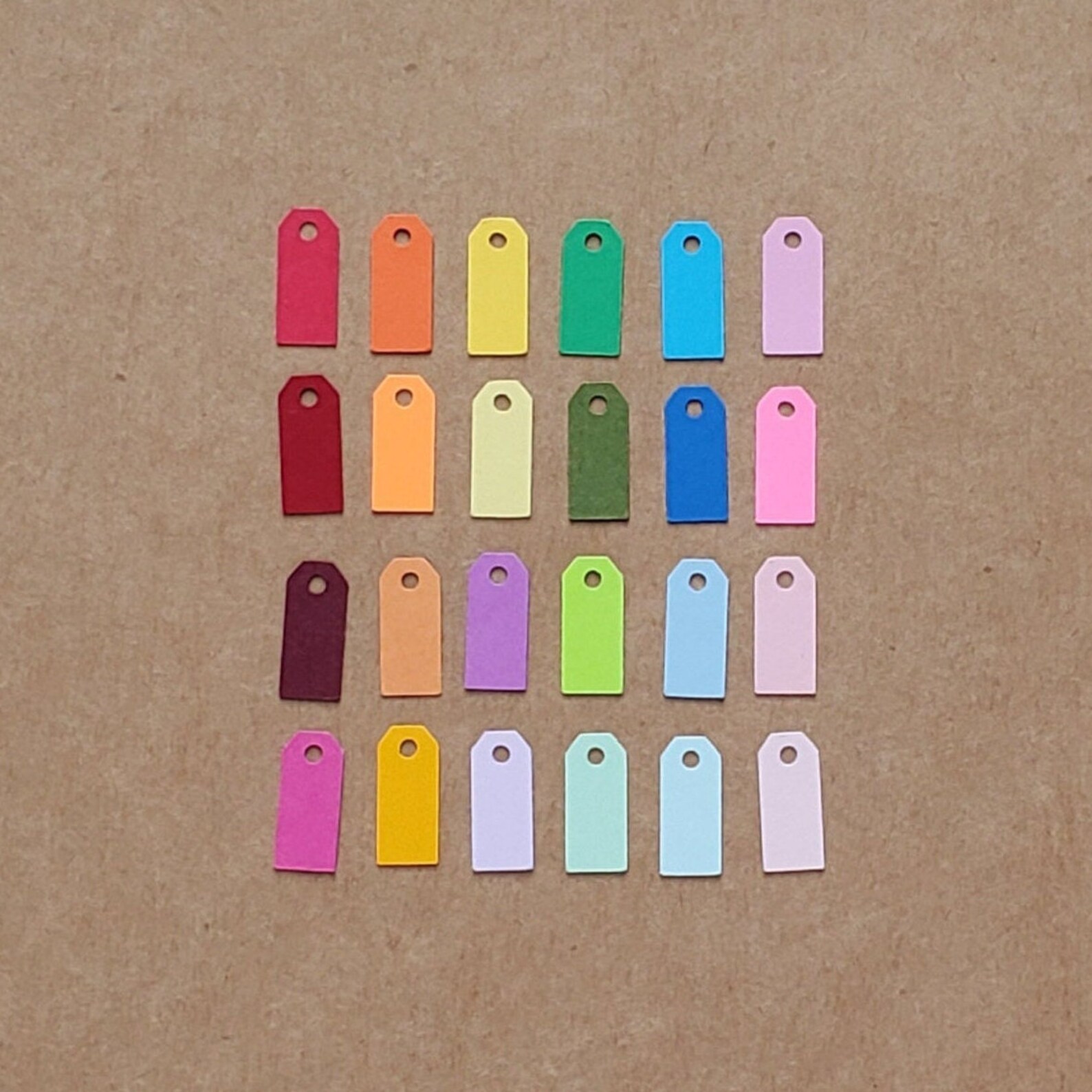 Mini Tags 1/3x3/4 100 tags w/ 6 Twine Etsy