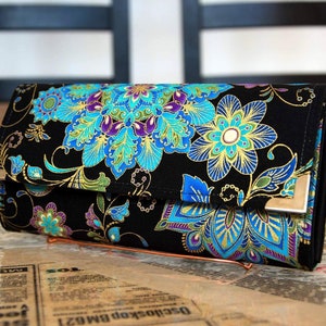Cartera de tela hecha a mano - Mandala