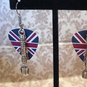 Handmade Sonic Screwdriver Earrings