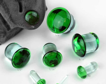 Details about Handmade Matte Light Green Chrysolite Tunnel Plugs Details about Handmade Matte Light Green Chrysolite Tunnel Plugs