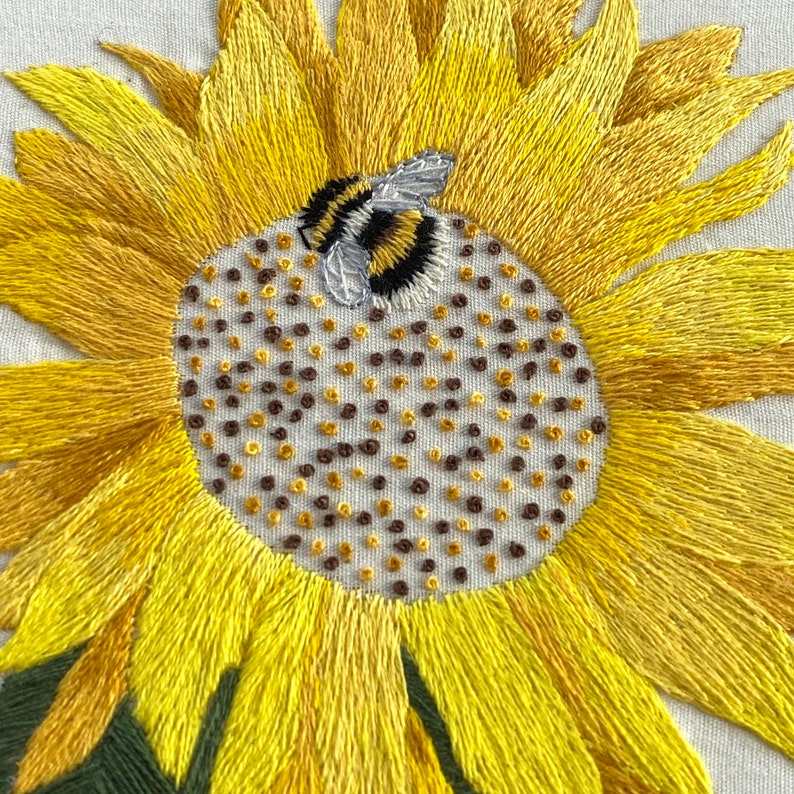Sunflower Hand Embroidery Pattern PDF Pattern Digital | Etsy