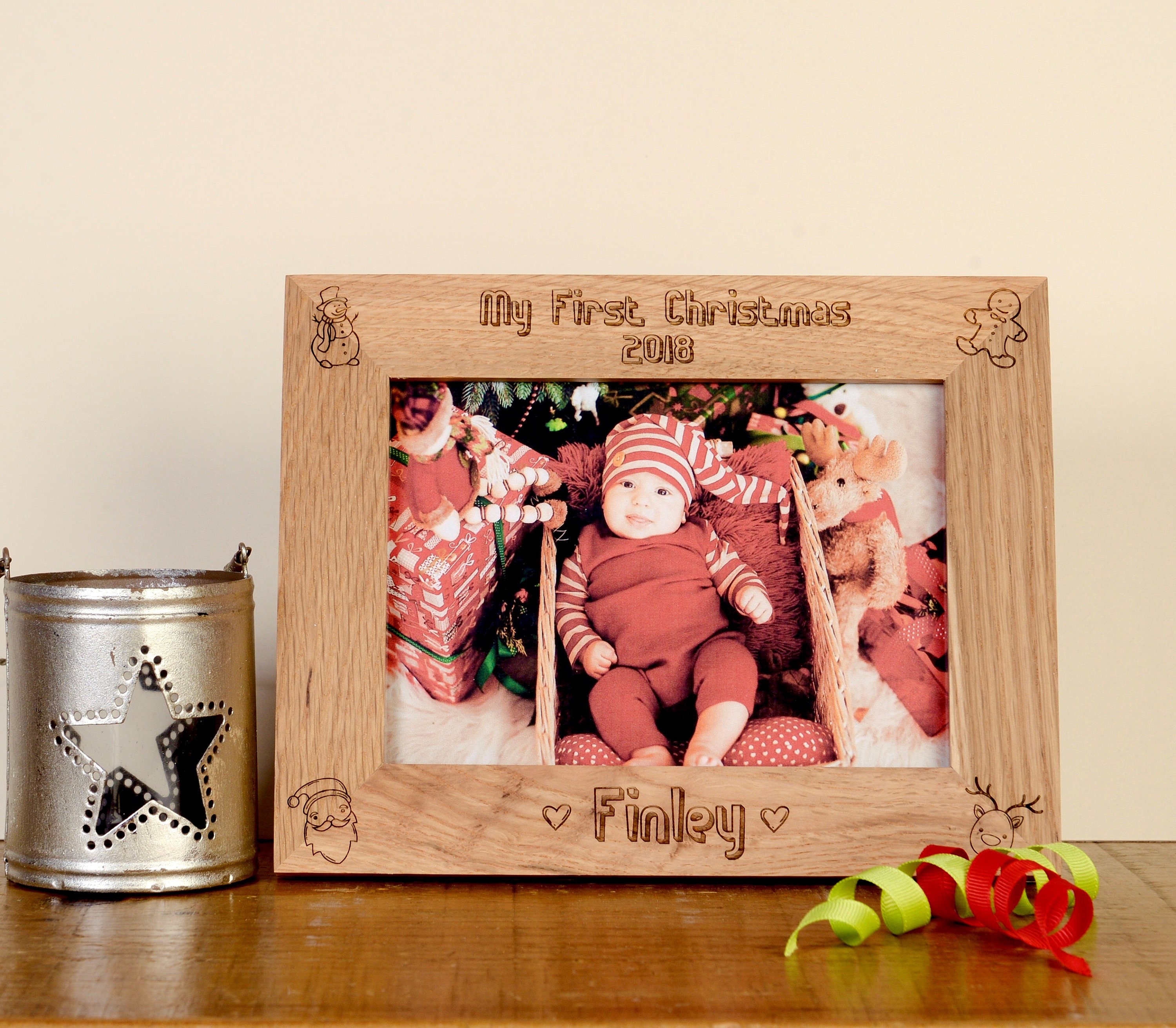 baby's first christmas frame 2018