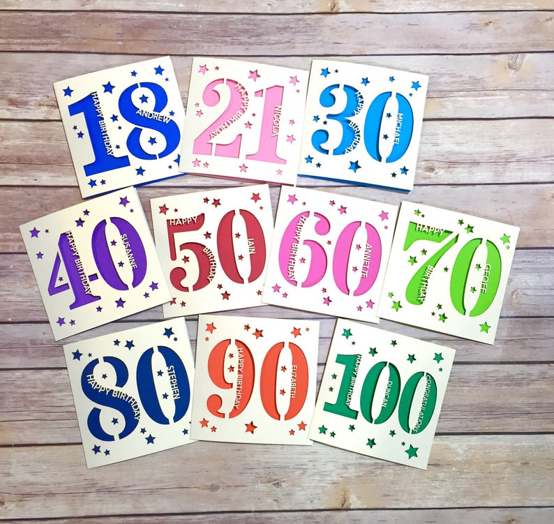 Personalised 70th Birthday Card Dad 70th Card Mum 70th ...